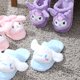 thumbnail image 2 of Zapatillas De Felpa Con Personajes De Miniso Sanrio, Zapatillas De Casa Para Mujer Con Punta Cerrada Kawaii, 2 of 4