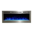 thumbnail image 5 of The Sideline Deluxe by Touchstone - 50" Smart Electric Fireplace- Stainless Steel, 5 of 14