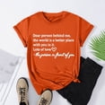 thumbnail image 4 of Camisetas de Manga Corta para las Mujeres Impreso Cuello de Tripulación Suelto Tee, Vintage Gráfico Casual Camisetas para las Mujeres Gráfico, 4 of 6