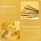 thumbnail image 2 of 400 piezas de papel de aluminio para envolver dulces, papel de aluminio dorado para regalo y paquete de chocolate (dorado), 2 of 5