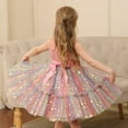 thumbnail image 4 of Toddler Girls Tulle Birthday Dress Princess Pageant Ball Gown Formal Wedding Party Dresses with Bowknot for 1-8 Years, 4 of 6