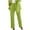 Green, variant on Ohufall Dress Pants for Women Plus Size Fashion Casual Pockets High Waist Slacks Women's Solid Slim Fit Straight Leg Business Pants