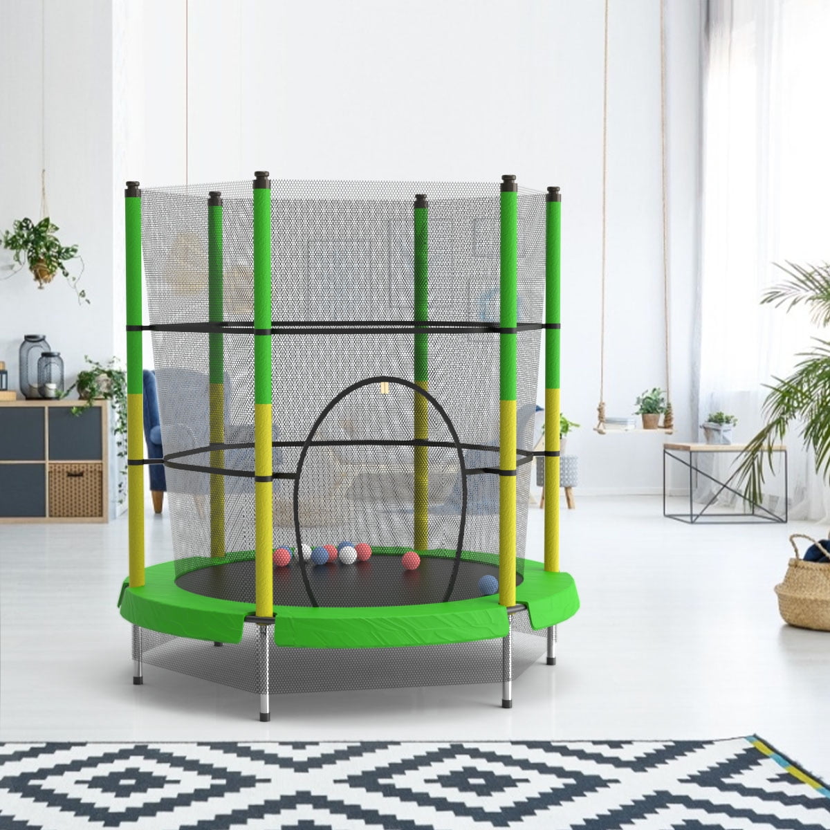 Erkang 4 6 Ft Trampoline For Kids With 47 2 H Safety Enclosure Net Mini Toddler Trampoline Jumping Mat For Outdoor Indoor Family Backyard School Entertainment Green Walmart Com Walmart Com Erkang 4 6 Ft Trampoline For Kids With 47 2 H Safety Enclosure Net Mini Toddler Trampoline Jumping Mat For Outdoor Indoor Family Backyard School Entertainment Green Walmart Com Walmart Com