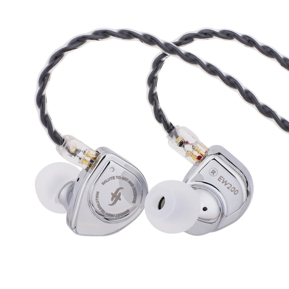 Auriculares intraurales Linsoul SIMGOT EW200 con micrófono y diafragma SCP