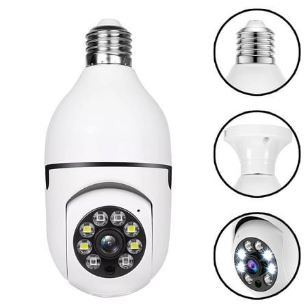 

Bulb Camera 360 Degree Panoramic Indoor High-Definition Night Vision Camera