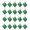 Dark Green, variant on Key Tags Plastic Slotted Tags, 20 Pcs Hanging Identify Bulk Key Tags with Metal Snap Hooks for Key Gym Cabinet Bag, Red