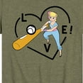 thumbnail image 3 of Toy Story - Bo Peep Baseball Love - Toddler And Youth Short Sleeve Graphic T-Shirt, 3 of 5