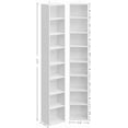thumbnail image 3 of IRONCK Tall Narrow Bookshelf 8 Tiers 71in Set of 2, Compact Corner Bookcase, Easy to Match for Living Room, Office, Study, Bedroom, 3 of 14