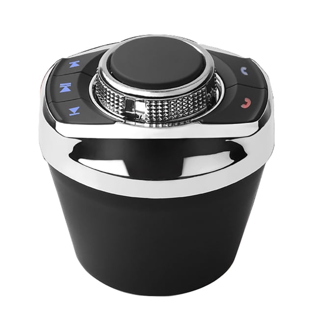 Bouton de Commande de Volant Sans Fil de Voiture Universelle avec Lumière LED 8-Key Fonctions pour Lecteur de Navigation Android de Voiture
