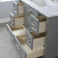 thumbnail image 5 of Isla 48" Marble Countertop Single Vanity w/Mirror Gray, 5 of 9