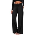 thumbnail image 1 of HAHDAXIA Pantalon de Pyjama Confortable pour Femmes - Pantalon de Détente Décontracté pour Femmes à Cordon, Bas de Pyjama à Jambe Grand, 1 of 4