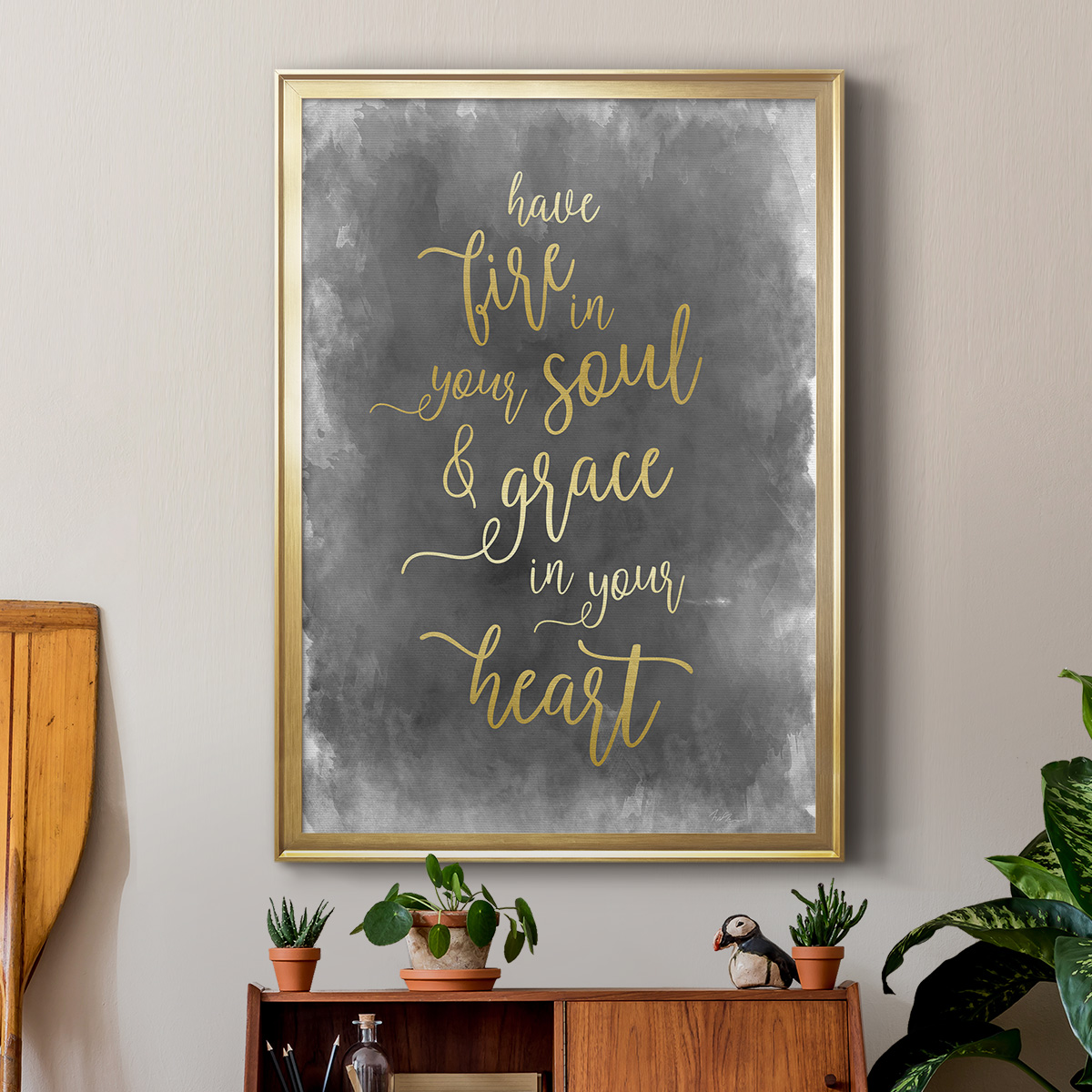 Fire in Your Soul Premium Classic Framed Print - Ready to Hang
