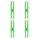 thumbnail image 4 of 4 bandas de goma de silicona en forma de H, suministros multifuncionales para envolver platos de picnic. Verde, 4 of 9