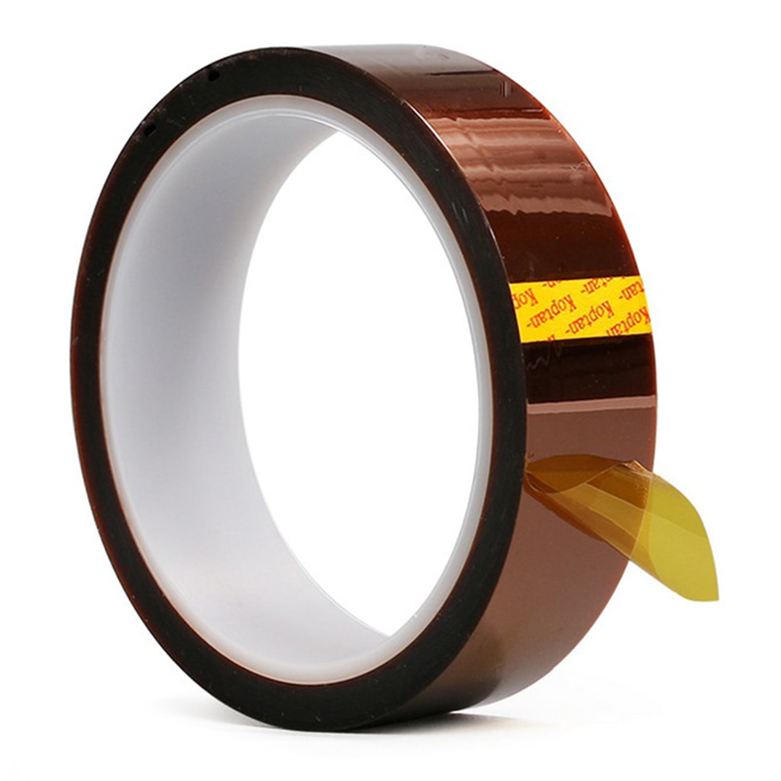 2PCS 5mm Tape Gold 30m 100ft High Temperature Heat Resistant Polyimide 