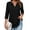 Black, variant on Zeagoo Quarter Sleeve Tops for Women Tunic Blouses V Neck Tee Shirts Tunics Blouses for Women
