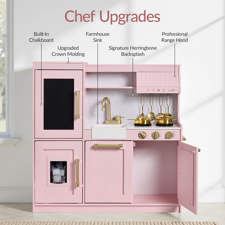 Best Choice Products Pretend Play Kitchen with Framed Chalkboard