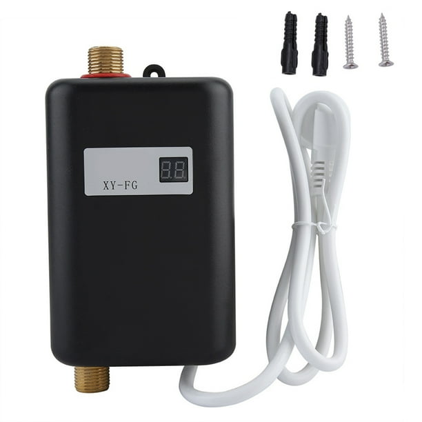 Mini calentador de agua eléctrico instantáneo Sincero 3800W 220V negro