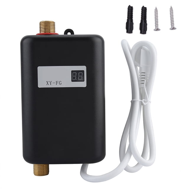 Chauffe-eau Sans Réservoir, Chauffe-Eau Électrique, pour Salle de Bain Cuisine