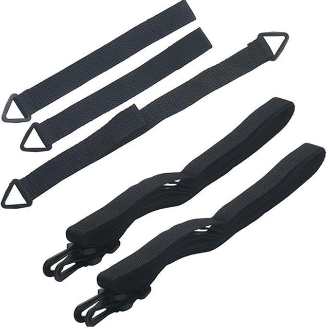 Bearachild Juego de correas fijas de poliéster para sombrillas voladizas. Correas fijas para sombrillas de exterior. Jardín y Patio