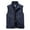 a01-Dark Blue, variant on JUUYY Men's Lightweight Vest Outdoor Hiking Sleeveless Zip Up Jackets Stand Collar Solid Color Travel Vest Black M