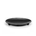 Mainstays Small Round Black Pillar Candle Holder Plate