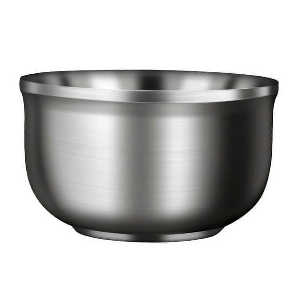 Stainless Steel Double Wall Insulated Food Bowl for Home Use – Lightweight, Easy to Clean, Perfect for Soup, Rice, and Noodles