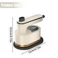 thumbnail image 3 of Mini Handheld Steam Iron Folding Portable Wrinkle Remover, Lightweight Travel Ironing Machine with Adjustable Temp Control for Clothes, Iron *1, 3 of 9