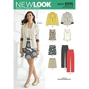 New Look sewing pattern 6035 Misses Separates, Size: A (8-10-12-14-16-18)