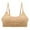 Beige, variant on Womens Wirefree Bra Comfort Adjustable Wireless Seamless Bra for Everyday Wear Support and Freedom
