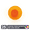 Orange, variant on 25 Units Acrylic Circle Blanks 1/8" Thick - Tranlucent Colors - (Size 6") Made in USA