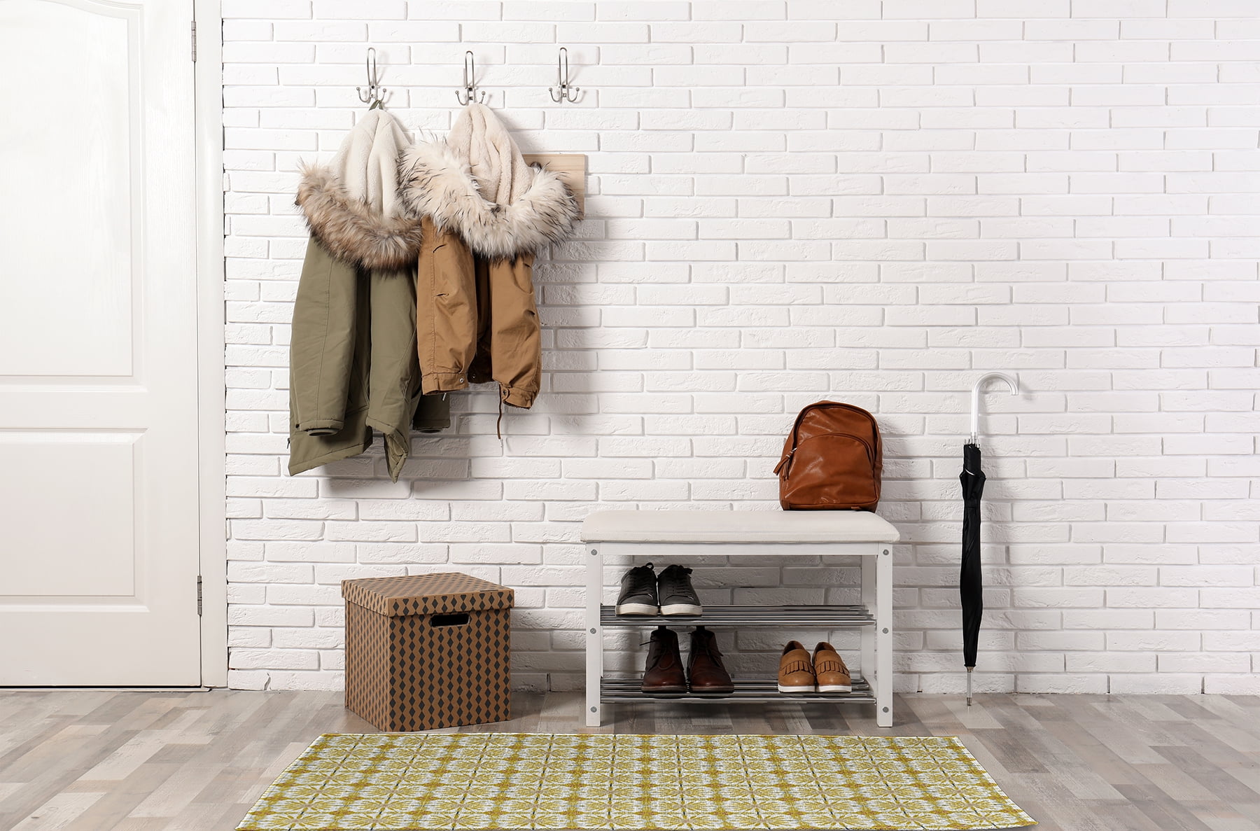 Simply Daisy 3' x 5' Sunny Mustard Chaney Rug