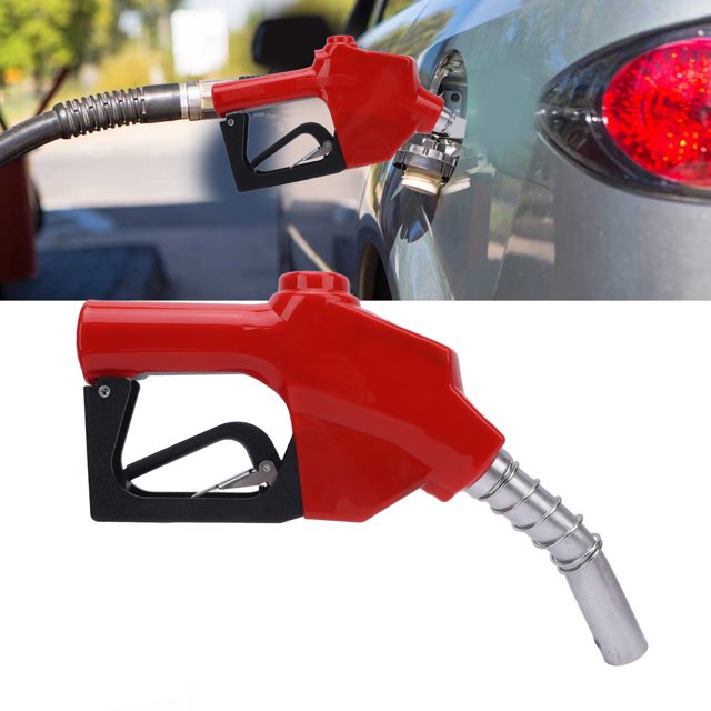 Buse de Carburant à Arrêt Automatique pour Remplissage Multifonctionnel de Gaz Rouge pour Essence Essence Kérosène