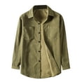 thumbnail image 2 of AOOCHASLIY 2023 Men Fall Coat Men's Corduroy Multi-pocket Shirt Jacket, 2 of 5