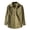 Green, variant on Men's Corduroy Multi-pocket Shirt Jacket Pink M