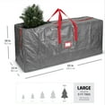 thumbnail image 5 of Large Christmas Tree Storage Bag - Fits Up to 9 ft Tall Holiday Artificial Disassembled Trees with Durable Reinforced Handles & Dual Zipper - Waterproof Material Protects from Dust, Moisture & Insect, 5 of 7
