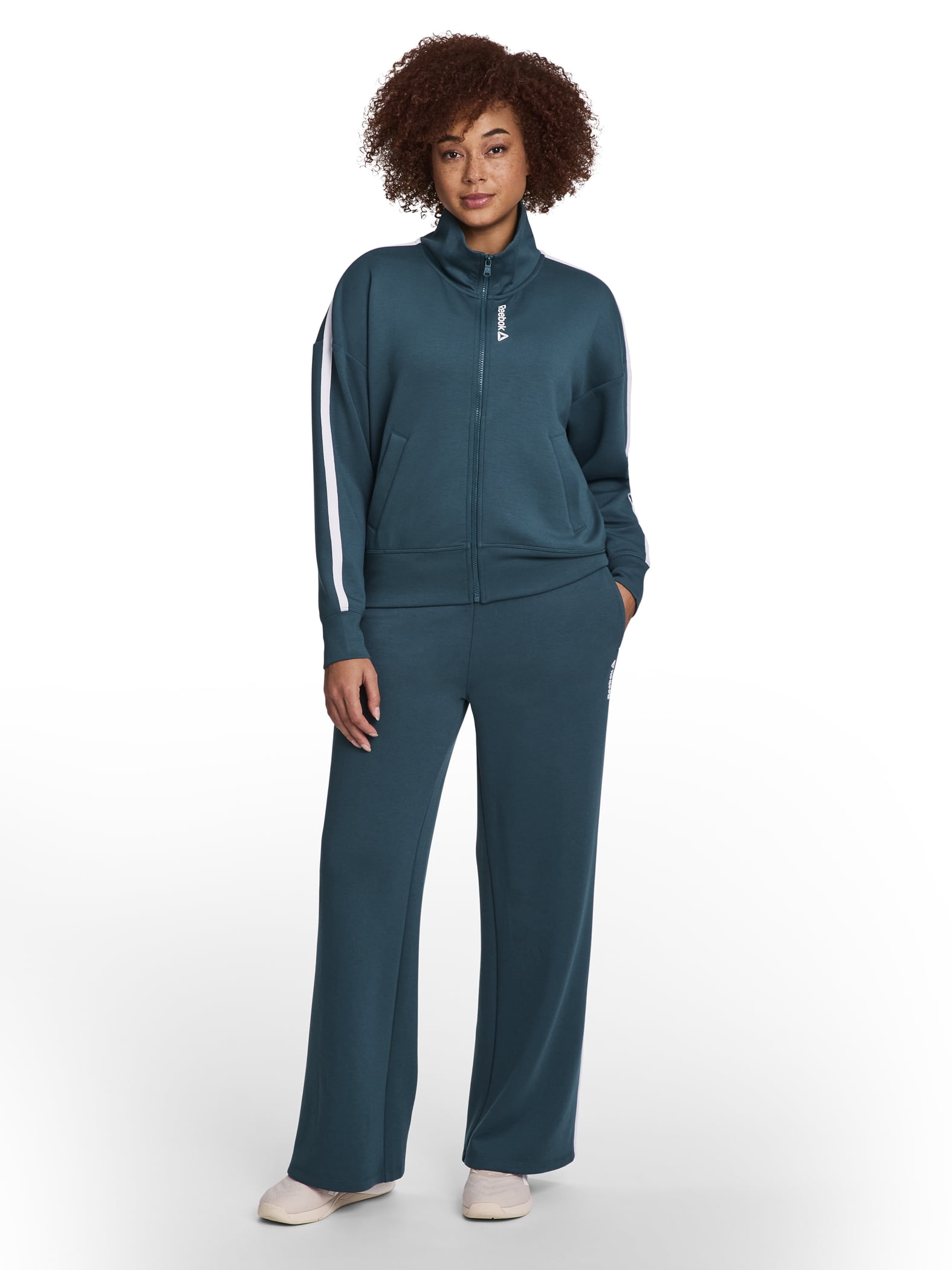 Reebok Women's Gym Class Wide Leg Pant with Pockets, Sizes XS-XXXL
