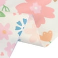 thumbnail image 2 of Unique Bargains Rectangle Polyester Waterproof Wrinkle Resistant Washable Soft Tablecloth Flower 55x55 Inch, 2 of 7