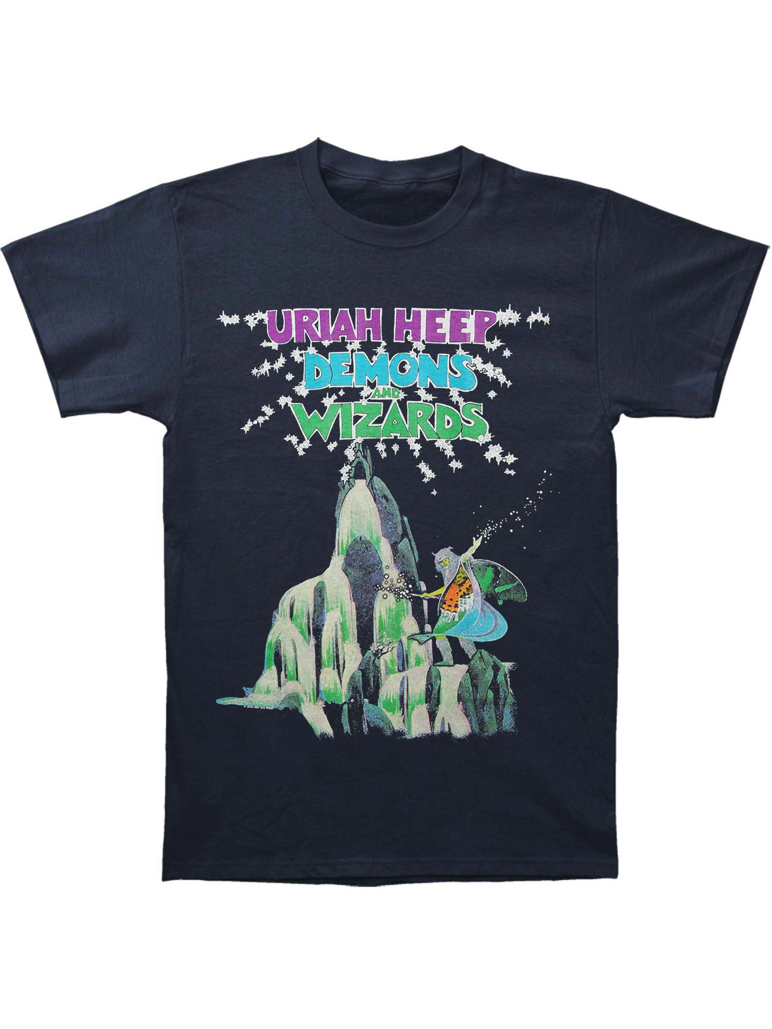 Uriah Heep Men's Demons And Wizards T-shirt Navy - Walmart.com