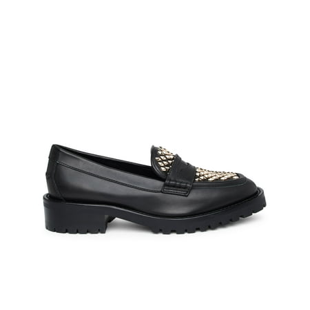 

Jimmy Choo Woman Jimmy Choo Deanna Black Leather Loafers