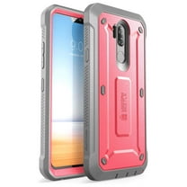 LG G7 Case, LG G7 ThinQ Case, SUPCASE Full-body Rugged Holster Case with Built-in Screen Protector for LG G7 2018 Release, Unicorn Beetle PRO Series with Holster (Pink)