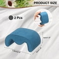 thumbnail image 2 of 2pcs Watch Case Pillows, M Shaped Watch Display Pillow Velvet Watch Cushion Replacement for Watch Bracelet Blue, 2 of 6
