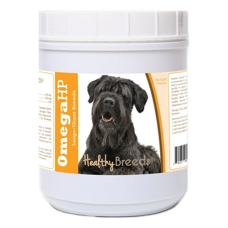 UPC: 0840235198918 | Healthy Breeds Black Russian Terrier Omega HP Fatty Acid Skin and Coat Support Soft Chews