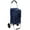 Blue+ 1 Wheel, variant on Ultra-Lightweight Foldable Stair-Climbing Shopping Cart for Groceries,40L Capacity,Removable Shopping Oxford Waterproof Bag,Stainless Steel Triangular Wheels, Black