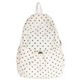 thumbnail image 2 of EDFRWWS Women Nylon Polka Dot Cute Backpack Large Capacity  Bags Multiple Pockets Daily Daypack(White), 2 of 10