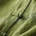 thumbnail image 5 of Men's Vintage Short Sleeve Shirt - Breathable Chinese Style, Stand Collar Buttons, Cotton Fabric, Casual Sophisticated Outfit, 5 of 6