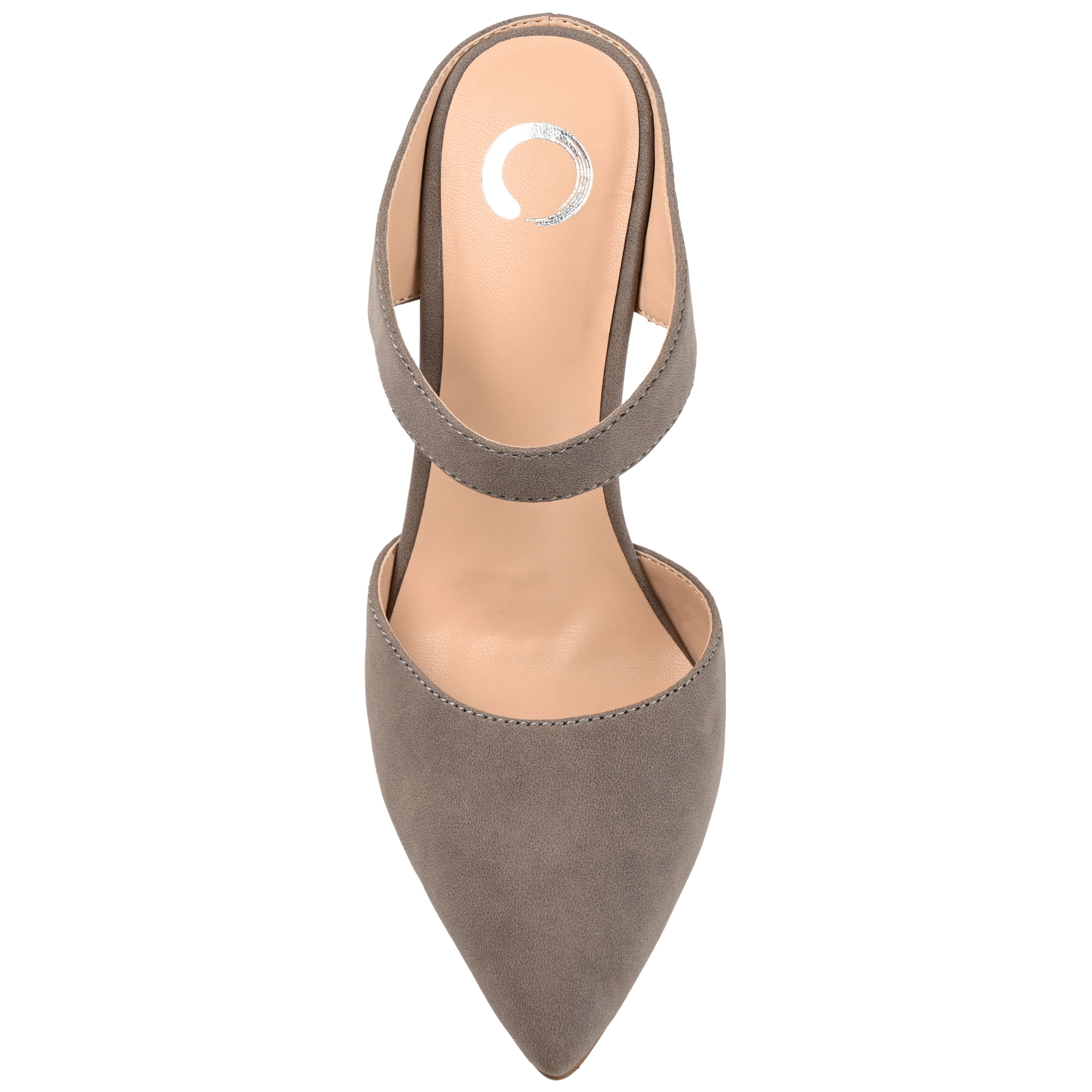 Journee Womens Maevali Mules Mid Stiletto Pointed Toe Pumps