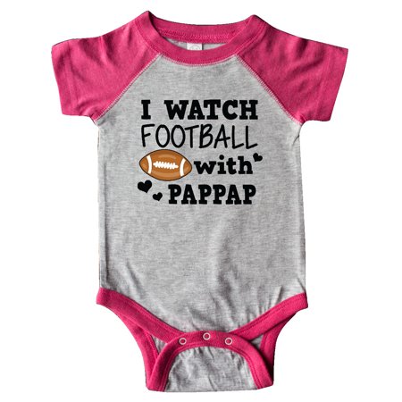 

Inktastic I Watch Football with My Pappap Gift Baby Boy Bodysuit