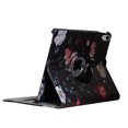 thumbnail image 2 of JYtrend Case for 10.5-inch iPad Air 3rd, Rotating Stand Smart Magnetic Auto Wake Up/Sleep Cover for 2019 iPad Air 3, A2152 A2153 A2154 A2123 MUUL2LL/A MV0Q2B/A MV0D2B/A MV0N2B/A (Flower Black), 2 of 6