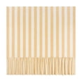 thumbnail image 6 of Beautiful Amber Yellow Mix & Match Stripe Shower Curtain by Drew Barrymore, Cotton & Polyester, 72" x 72", 6 of 9