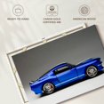 thumbnail image 6 of Elephant Stock Old Blue Sports Car Wall Art - Horizontal Canvas Wall Art - Bedroom Wall Decor - Transportation Canvas - Blue And Gray Decor - 12" x 8", 6 of 8